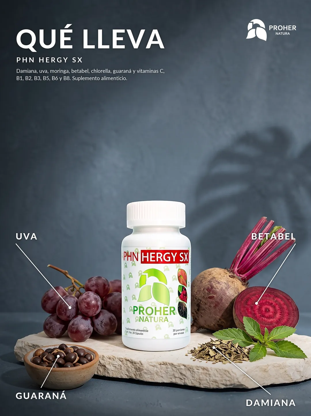 HERGY SX CAPS Proher Natura, imagen 3 de 5